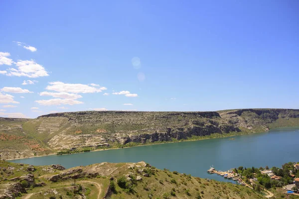 Halfeti Sanliurfa Ilinin Bir Ilçesidir Şanlıurfa Nın Batısında Yer Almaktadır — Stok fotoğraf