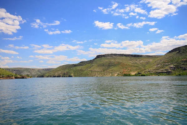 Halfeti Sanliurfa Ilinin Bir Ilçesidir Şanlıurfa Nın Batısında Yer Almaktadır — Stok fotoğraf