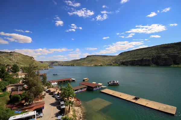 Halfeti Sanliurfa Ilinin Bir Ilçesidir Şanlıurfa Nın Batısında Yer Almaktadır — Stok fotoğraf