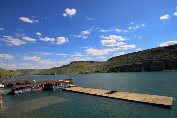 Halfeti District Sanliurfa Province Located West Sanliurfa — Stock Photo, Image