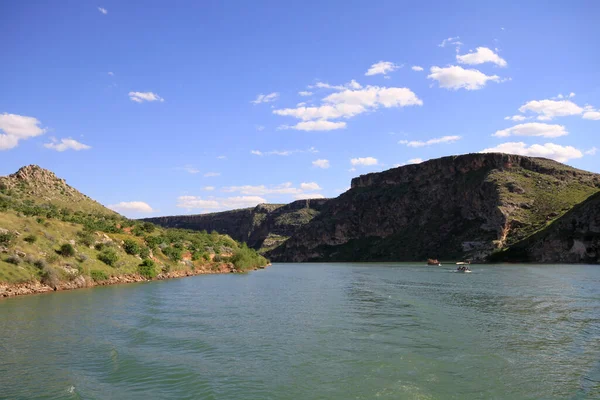 Halfeti Een District Provincie Sanliurfa Het Gelegen Het Westen Van — Stockfoto