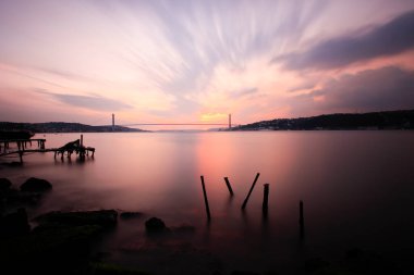 15 Temmuz şehit köprüsü ve bosphorus manzarası