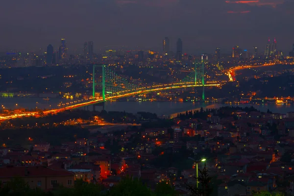 July Martyrs Bridge Formerly Bosphorus Bridge First Bridge Reference Being — Stock Photo, Image