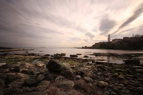 Saryer Rumeli Lighthouse 17世纪的Rumeli Lighthouse Village Sar Saltuk Tomb Rumeli — 图库照片