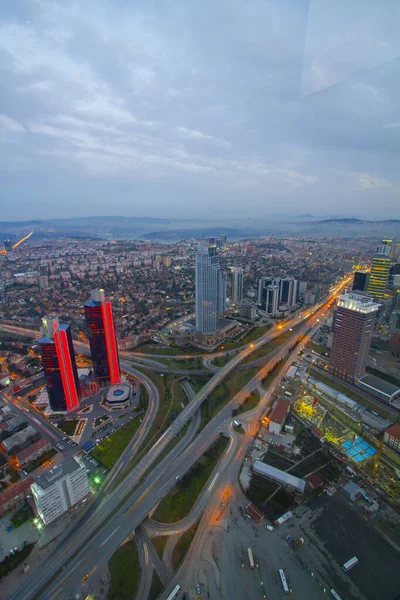 Istanbul Grote Stad Luchtfoto Turkije — Stockfoto