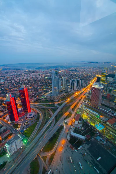 Istanbul Grote Stad Luchtfoto Turkije — Stockfoto