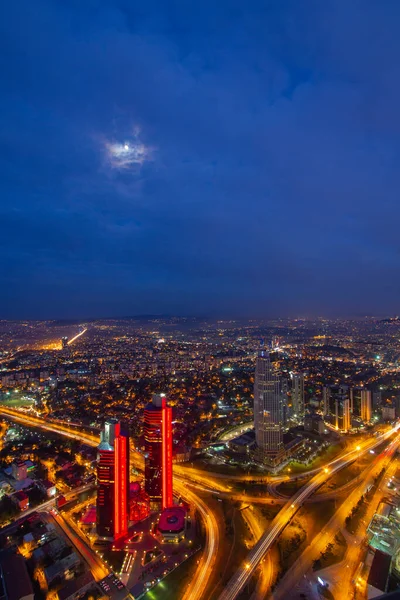 Istanbul Nagyvárosi Légi Kilátás Törökország — Stock Fotó