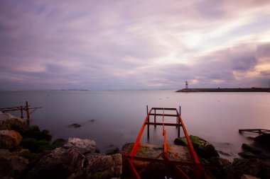 İstanbul 'un en güzel plajları / uzun pozlu fotoğrafçılığı