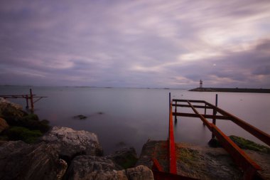İstanbul 'un en güzel plajları / uzun pozlu fotoğrafçılığı