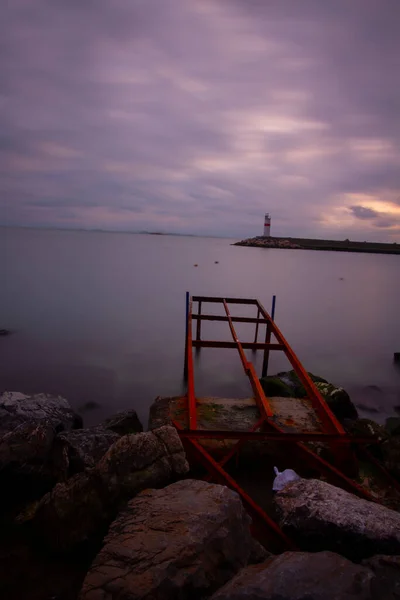 Las Playas Más Bellas Estambul Fotografía Larga Exposición — Foto de Stock