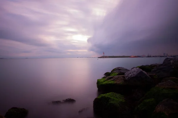 Las Playas Más Bellas Estambul Fotografía Larga Exposición —  Fotos de Stock