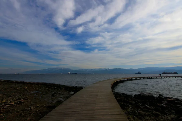 Kocaeli Seka Park Boomerang Vormige Pier — Stockfoto