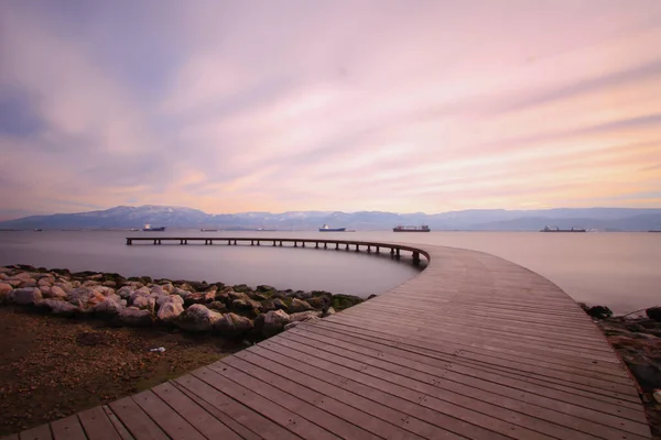 Kocaeli Seka Park Och Boomerang Formad Brygga — Stockfoto