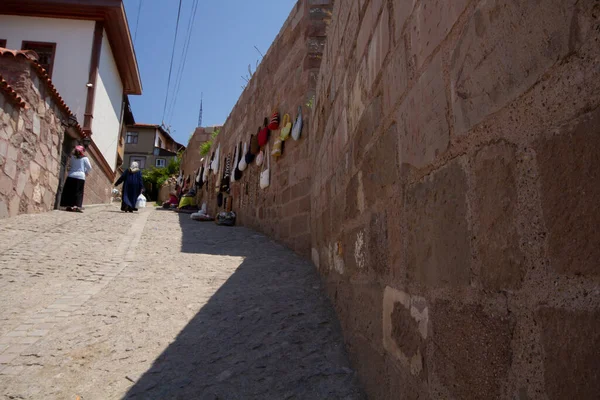 安卡拉通往安卡拉城堡的街道 — 图库照片