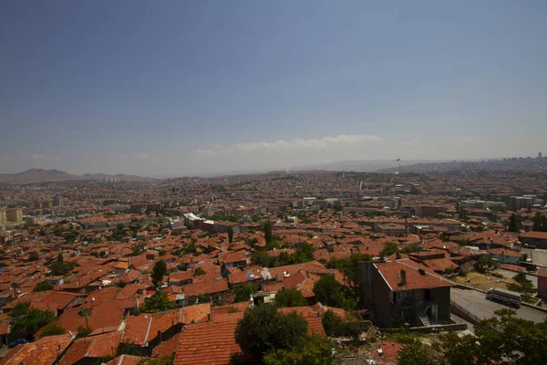 Ruas Ancara Para Castelo Ancara — Fotografia de Stock