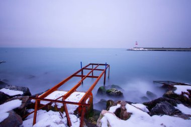 İstanbul kıyıları ve kış manzarası / Türkiye
