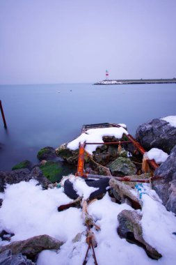 İstanbul kıyıları ve kış manzarası / Türkiye