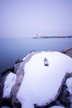 İstanbul kıyıları ve kış manzarası / Türkiye