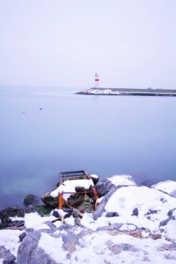İstanbul kıyıları ve kış manzarası / Türkiye