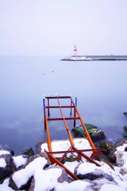İstanbul kıyıları ve kış manzarası / Türkiye