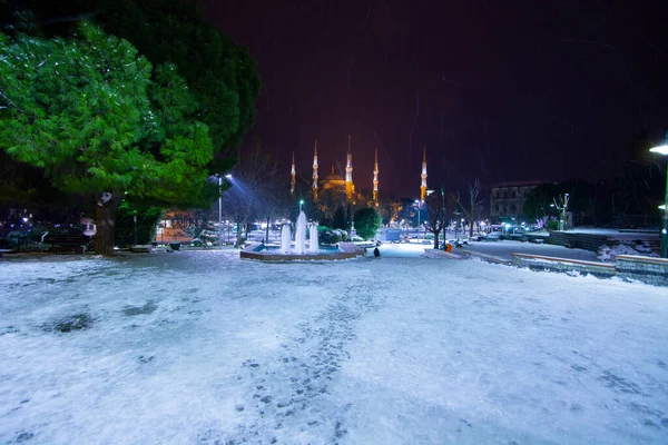 Голубой Огонек Султанахмета Стамбул Турция — стоковое фото