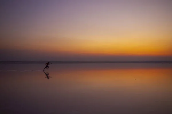 Lake Salt Segundo Maior Lago Turquia — Fotografia de Stock