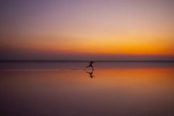 Lake Salt Segundo Maior Lago Turquia — Fotografia de Stock