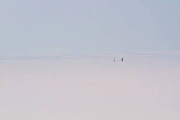 Lake Salt Segundo Maior Lago Turquia — Fotografia de Stock