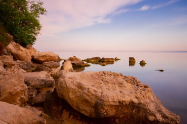 Igneada Ormanı ve Nehir. Türkiye 'nin Kirklareli ilinin Karadeniz kıyısındaki küçük bir kasaba. Manzaralı doğal güzellik.