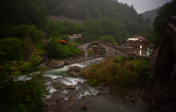 Artvin Arhavi Arcos Dobles Puentes Conocidos Como Kopruler Cifte Con —  Fotos de Stock