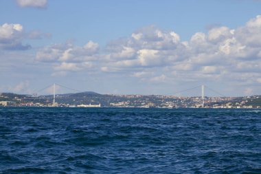 İstanbul Marmara Denizi 'ndeki eski tarihi binalar