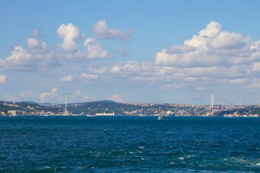 İstanbul Marmara Denizi 'ndeki eski tarihi binalar