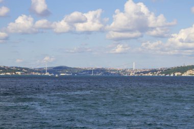 İstanbul Marmara Denizi 'ndeki eski tarihi binalar