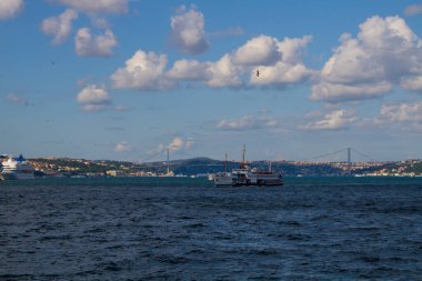 İstanbul Marmara Denizi 'ndeki eski tarihi binalar