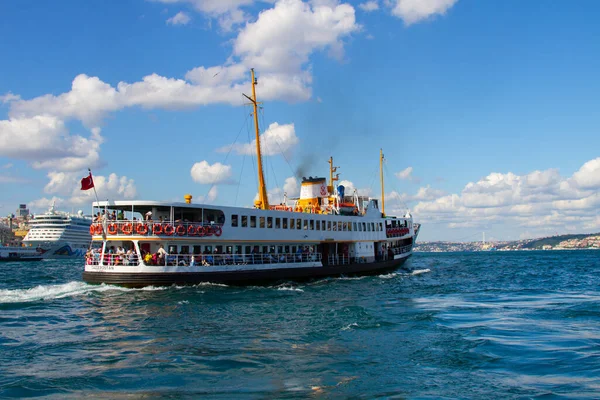 Stanbul Marmara Denizi Ndeki Eski Tarihi Binalar — Stok fotoğraf