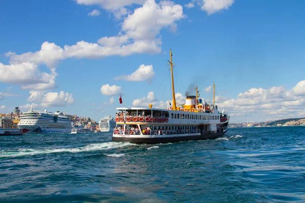 Old Historical Buildings Istanbul Marmara Sea — Stock Photo, Image