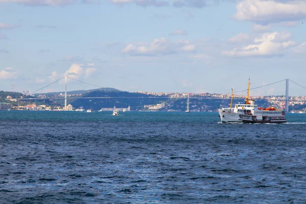 Старые Исторические Здания Мраморного Моря Стамбула — стоковое фото