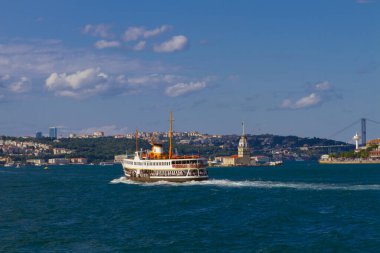 İstanbul Marmara Denizi 'ndeki eski tarihi binalar