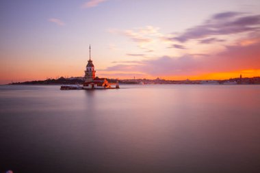 Bakire Kulesi. Harika bir manzara. İstanbul, Türkiye.