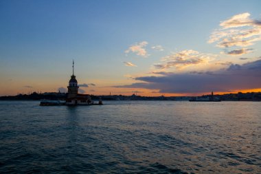Bakire Kulesi. Harika bir manzara. İstanbul, Türkiye.