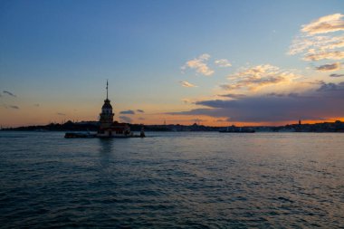 Bakire Kulesi. Harika bir manzara. İstanbul, Türkiye.