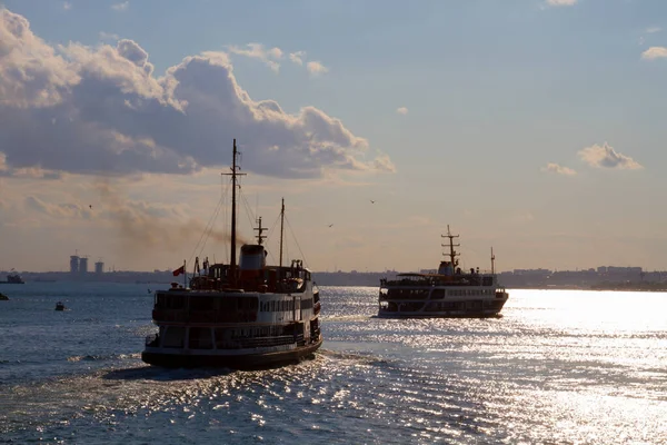 Régi Történelmi Épületek Isztambulban Marmara Tenger — Stock Fotó