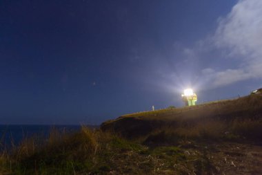 Karaburun deniz feneri ve limanı. / İstanbul