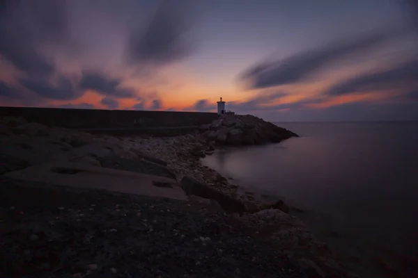 Faro Porto Karaburun Istanbul — Foto Stock