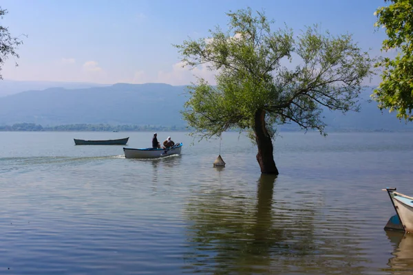 Lake Eber Gelegen Tussen Cay Bolvadin Districten Van Afyon Het — Stockfoto