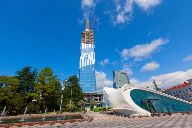 Batumi Gürcistan 'daki Avrupa Meydanı' ndaki Medea Anıtı