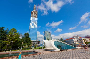 Batumi Gürcistan 'daki Avrupa Meydanı' ndaki Medea Anıtı