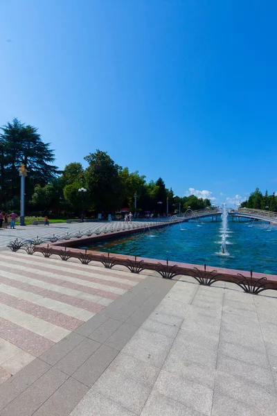 Médea Emlékműve Európa Téren Batumi Georgia — Stock Fotó