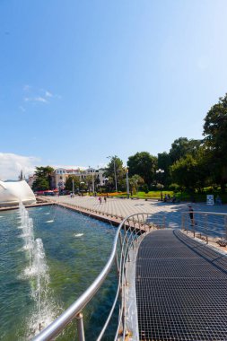 Batumi Gürcistan 'daki Avrupa Meydanı' ndaki Medea Anıtı