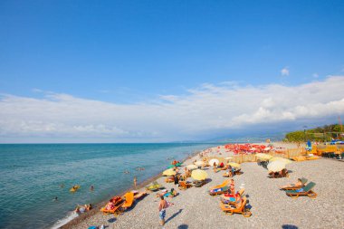 Batumi Gürcistan 'daki Avrupa Meydanı' ndaki Medea Anıtı